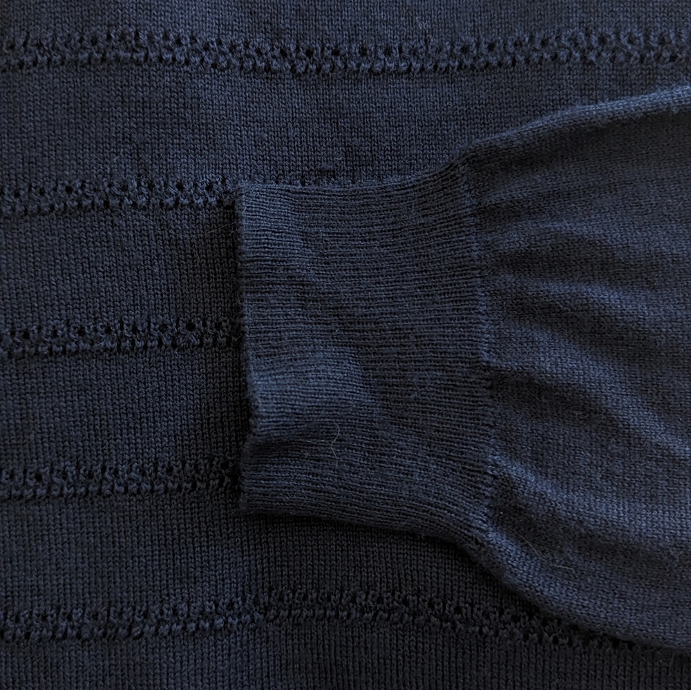 Topman | Knit Crewneck Navy Sweater - Picture 5 of 9
